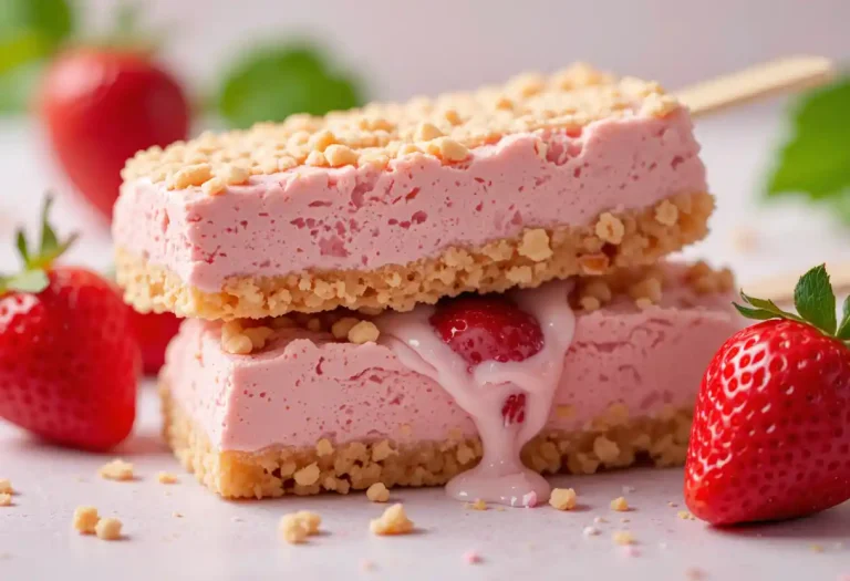 Homemade Strawberry Shortcake Ice Cream Bars: A Delicious Twist on a Classic Treat