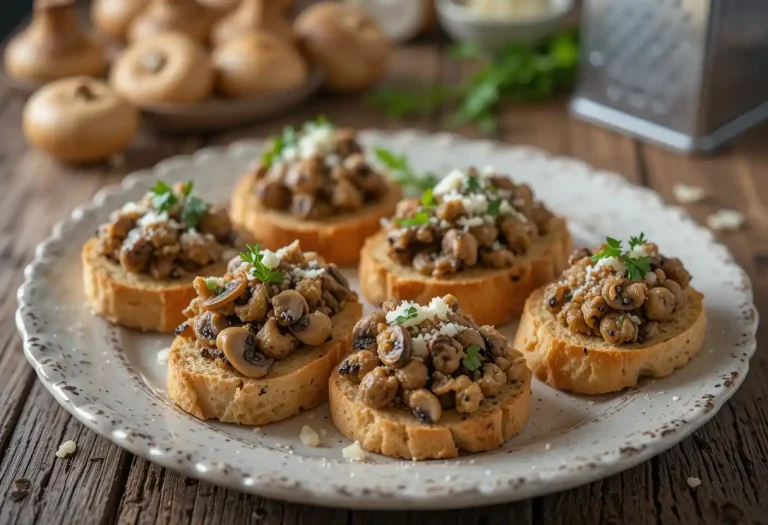 Mushroom Crostini – A Flavorful & Elegant Appetizer