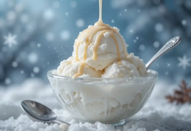 Easy 3-Ingredient Snow Ice Cream – Fun Winter Treat