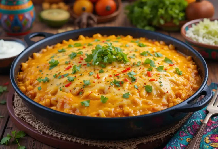 Cheesy Mexican Corn Casserole: A Comforting and Flavorful Dish
