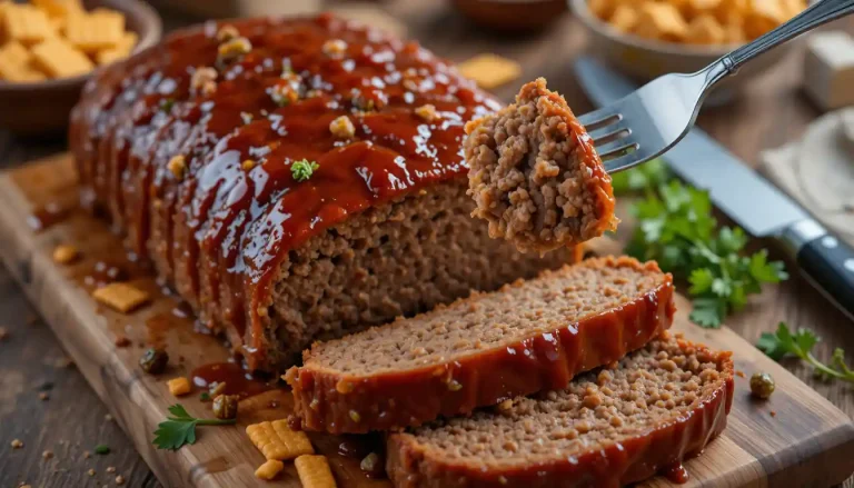 Ritz Cracker Beef Meatloaf – A Classic Comfort with a Crunchy Twist